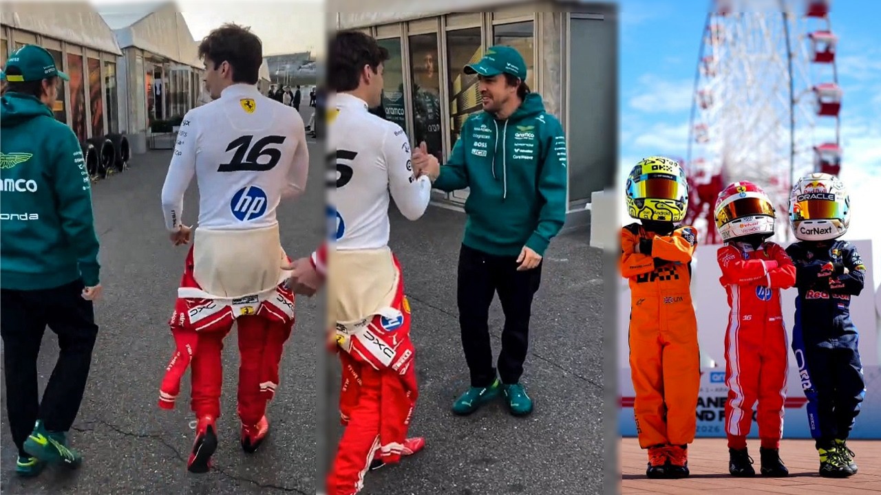 Charles Leclerc Congratulates Fernando Alonso on Becoming a Dad for First Time!