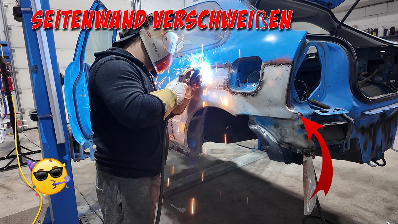 Rostbek&auml;mpfung extrem! Honda Civic JDM-Projekt: Seitenwand neu & rostfrei EP08