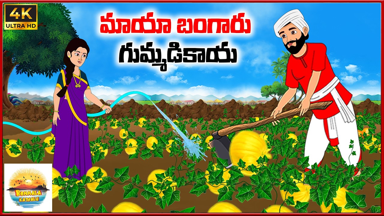 మాయా బంగారు గుమ్మడికాయ | Bommala kathalu E106 | telugu stories | neethi kathalu | moral stoties