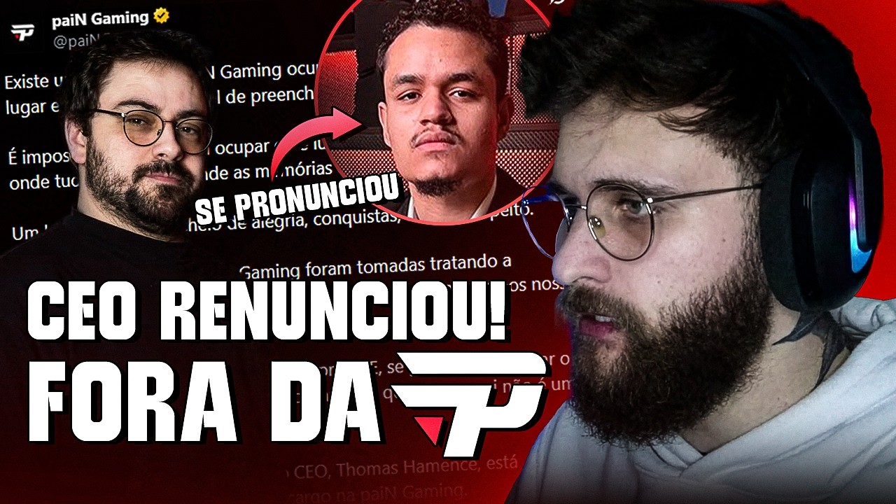 THOMAS CEO da PAIN RENUNCIOU o CARGO APÓS TRETA COM a TORCIDA