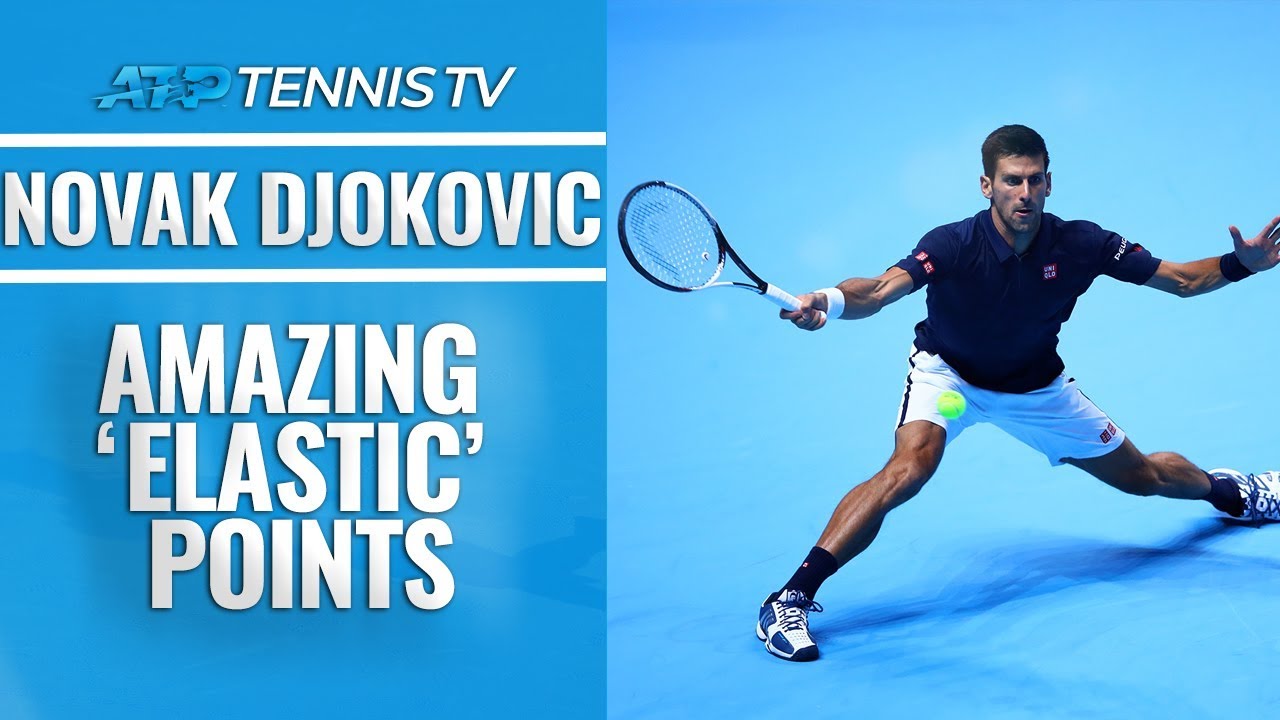 Amazing Novak Djokovic 'Elastic' Points