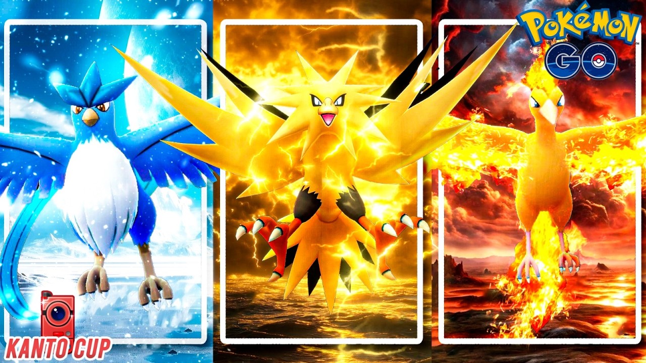 CON SUS NUEVOS ATAQUES ¡ARTICUNO, ZAPDOS Y MOLTRES SHADOW EN KANTO CUP!