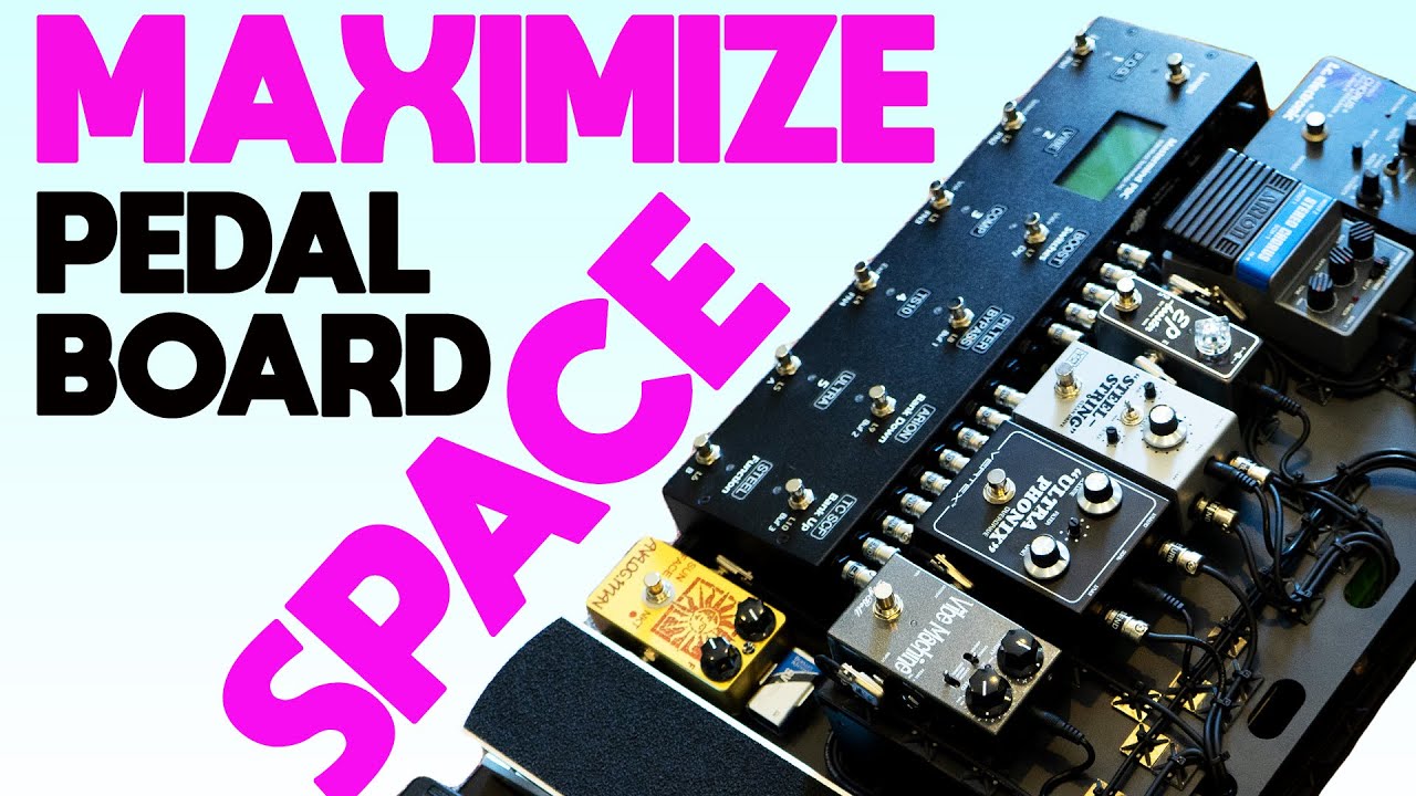 We CRACKED the code!&nbsp;&nbsp;Fit MORE on your Pedalboard!
