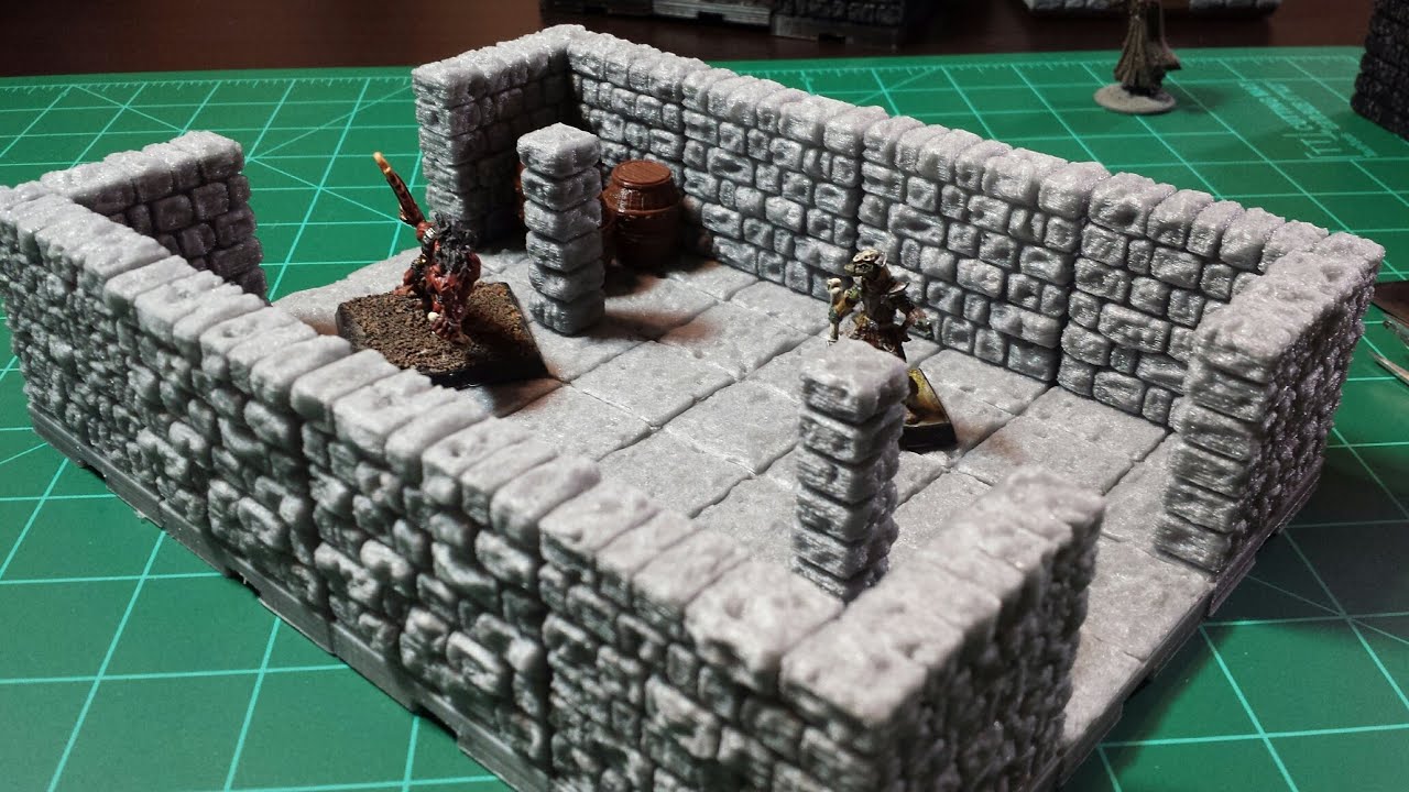 Dragonlock 3d Printable Dungeon Terrain - Core Set Review