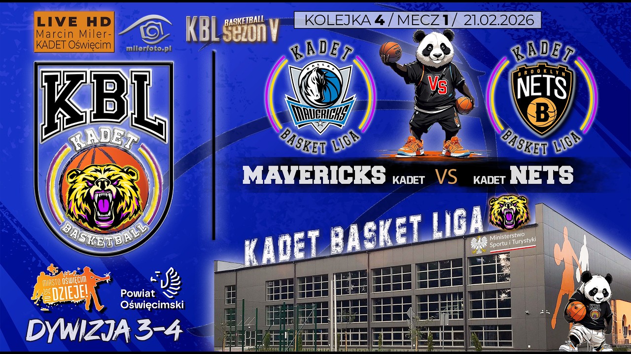 MAVERICKS vs NETS / KBL /sezon 5 / Div. 3-4 / Mecz 7