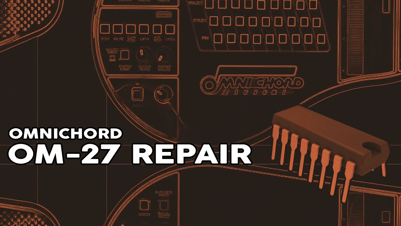 1981 Suzuki Omnichord OM-27 Repair • No Chords / Tones