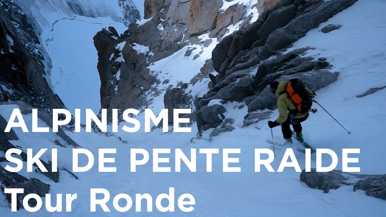 Tour Ronde Couloir Gervasutti Chamonix Mont-Blanc alpinisme ski de randonnée pente raide montagne