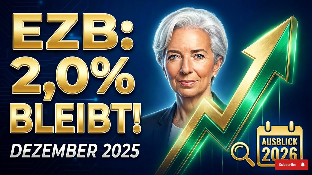 EZB l&auml;sst Zinsen bei 2 % &ndash; Was das 2026 f&uuml;r dein Geld wirklich bedeutet