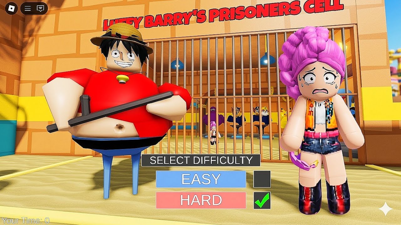 ONE PIECE PRISON RUN! 🏴‍☠️😱 (ESCAPE RUMI) | HARD LEVEL 