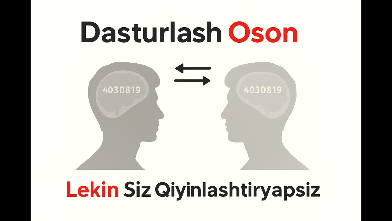 Bu 9 Qadam Dasturlashni O'rganishingizni Osonlashtiradi
