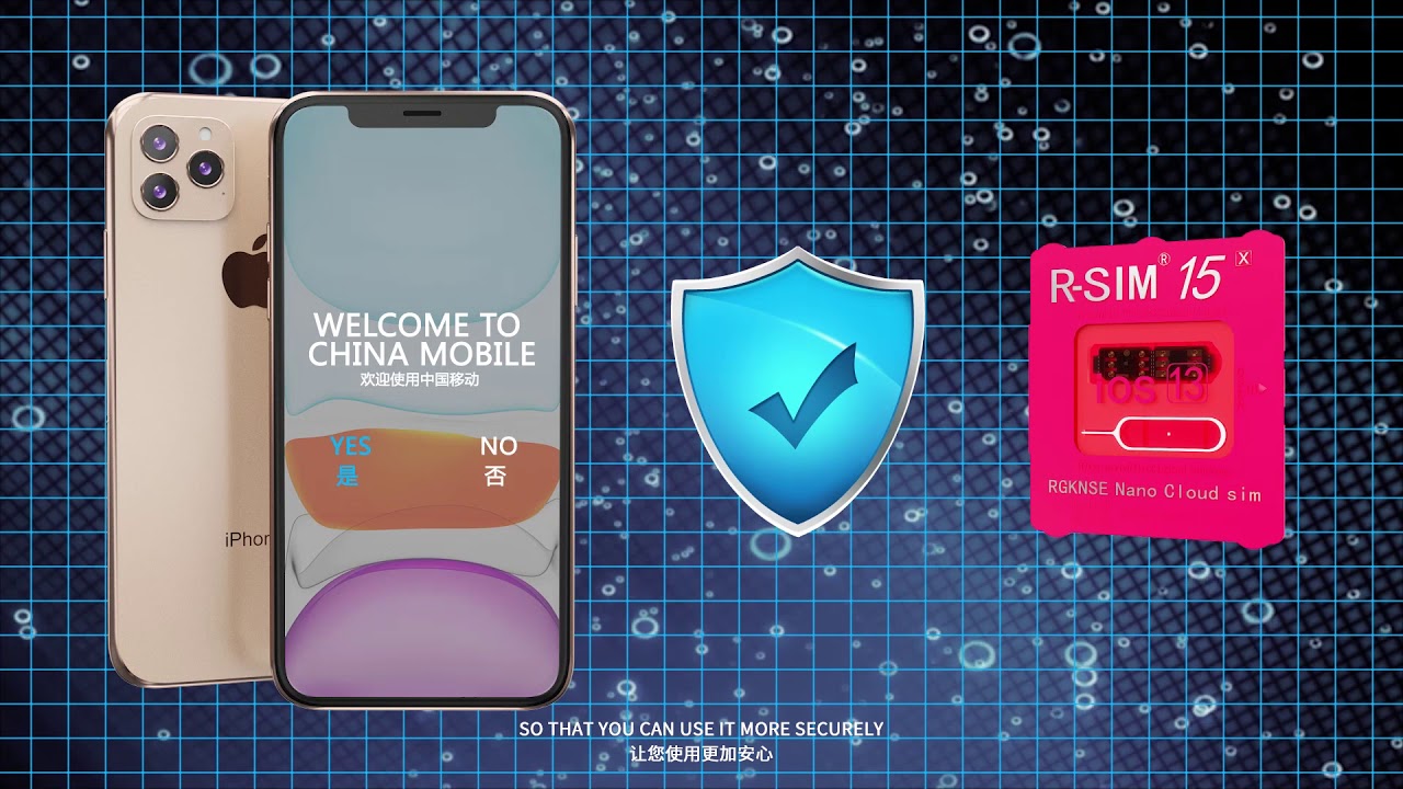 R SIM15 dual CPU Aegis cloud upgrade universal unlocking  for iOS13