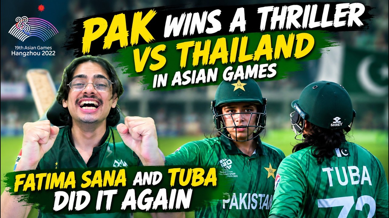 🔴LIVE: PAK W vs THAI W Live Stream Today | Live Score &  Commentary| Asian Games 2026