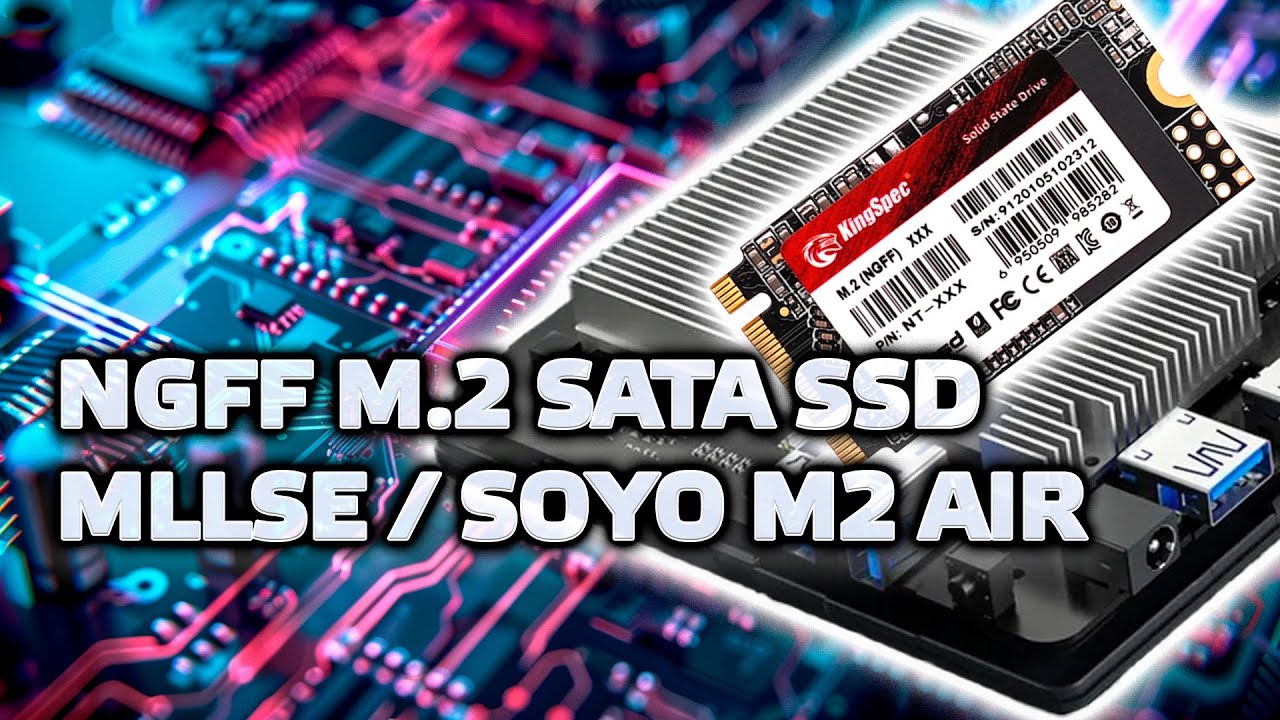 MLLSE / SOYO Mini PC M2 Air z Intel N4000 - instalacja SSD i por&oacute;wnanie z eMMC