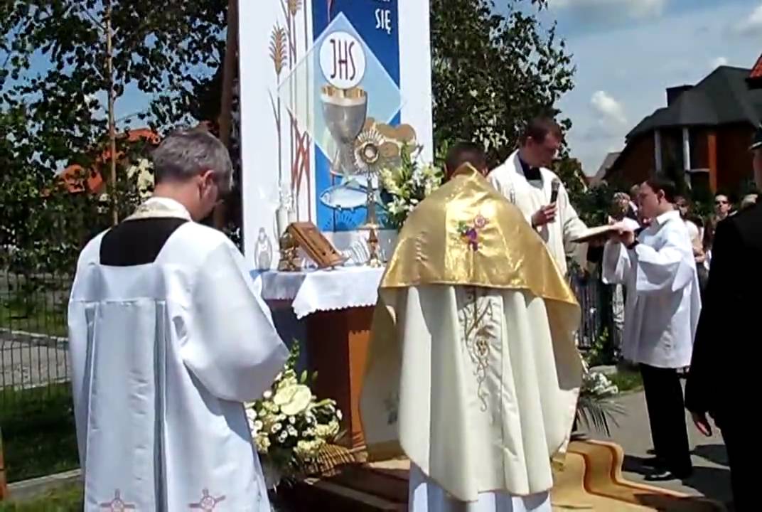 Boże Ciało - Procesja do I ołtarza