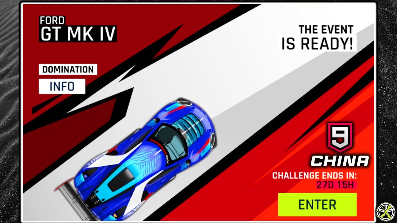 Ford GT MK IV Domination Special Event Showcase: Asphalt 9 CN