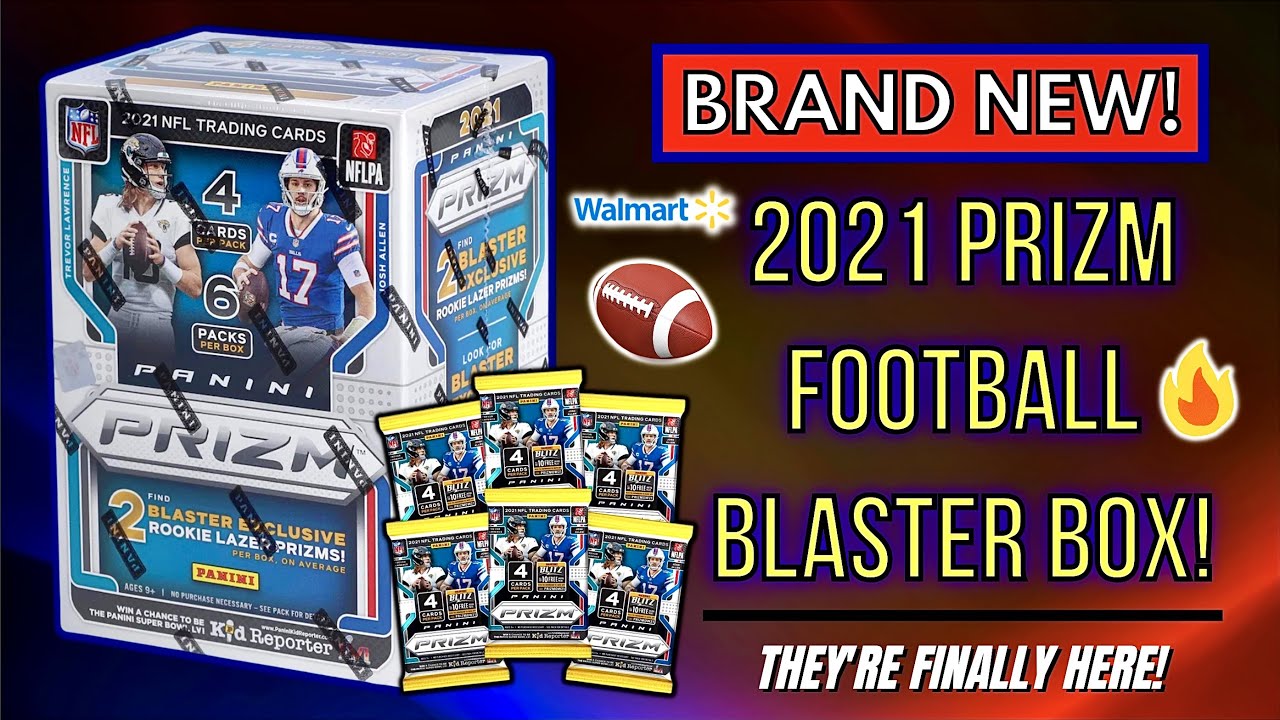 *2021 PRIZM FOOTBALL BLASTER BOX REVIEW!🏈SICK SILVER + TOP ROOKIE QB PULL! 🔥