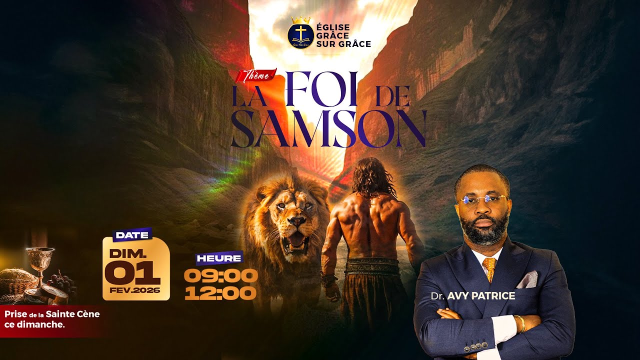 LA FOI DE SAMSON__ Dr AVY PATRICE