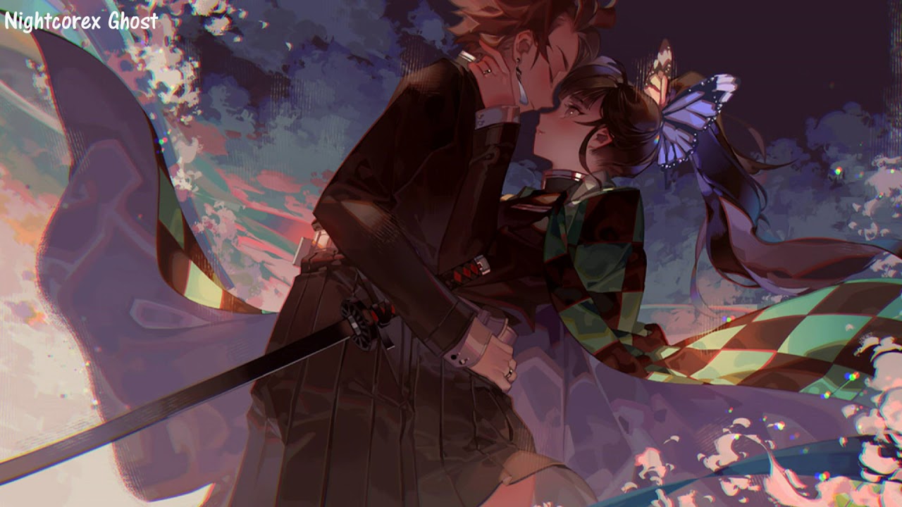 「Nightcore」→ 靜悄悄 - (Lyrics)