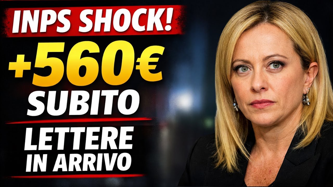 🔴 ULTIM’ORA INPS! LETTERE IN ARRIVO ➜ SVOLTA PENSIONI: 560€ DI AUMENTO STRAORDINARIO + 90€ ARRETRATI