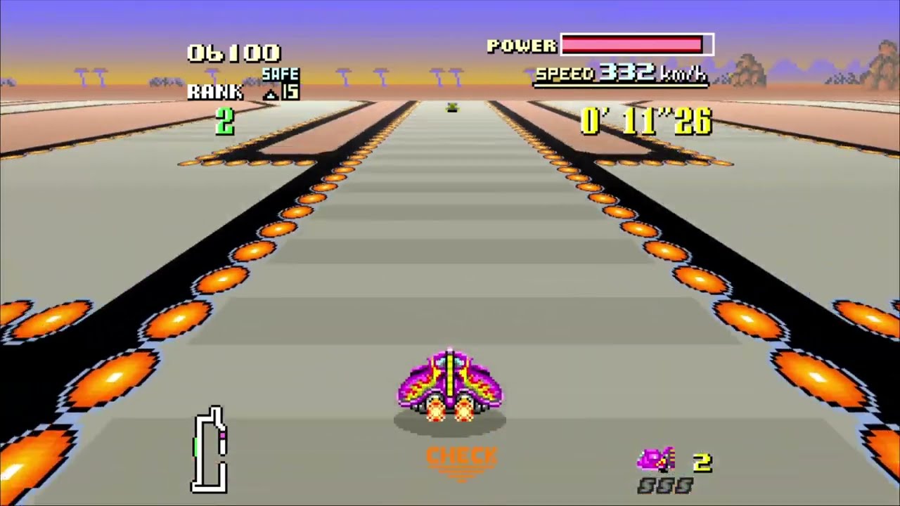 F-Zero Custom Tracks: Mortys Madness Ultra 2.0 / Hack in HD 16:9 / SNES / bsnes