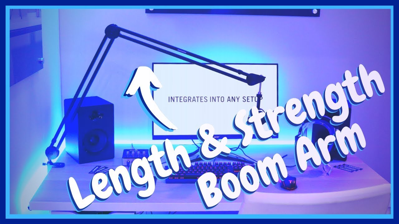 EXTENDED Boom Arm with Range and Power -  Samson MBA48