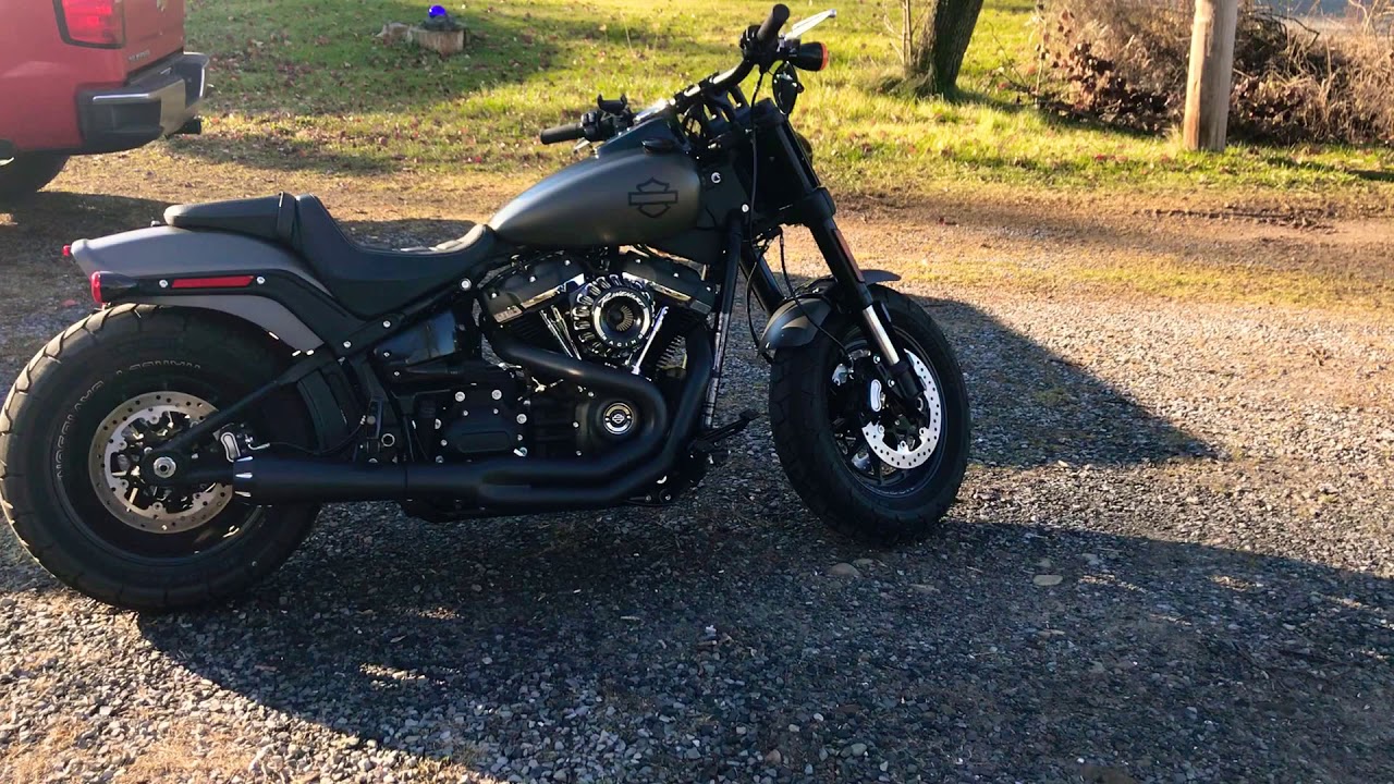 2018 Fat Bob Bassani exhaust Rinehart Racing intake #harleydavidson #fatbob