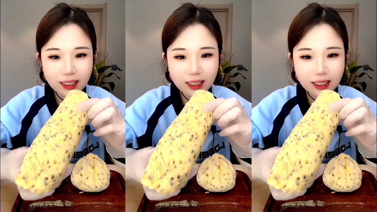 ASMR ICE EATING WITH PASSION FRUIT 