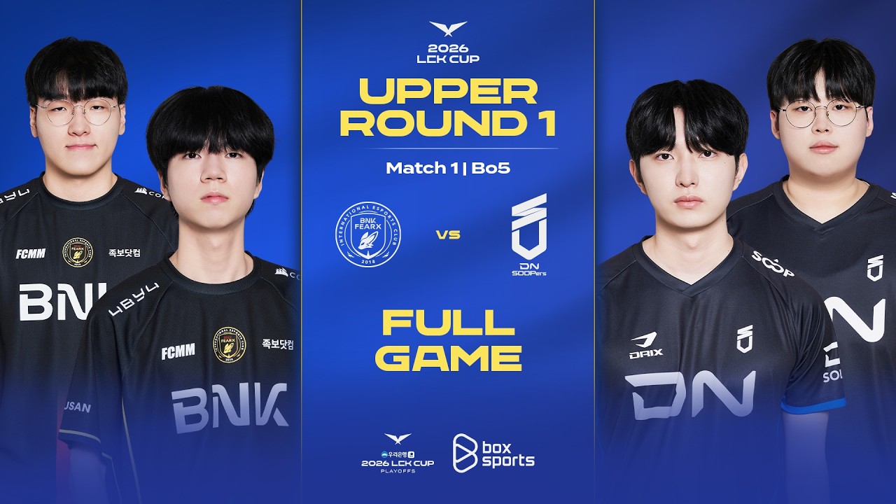BFX vs DNS | Full Game 1, 2, 3, 4, 5 | Round 1 | LCK CUP 2026 Playoffs