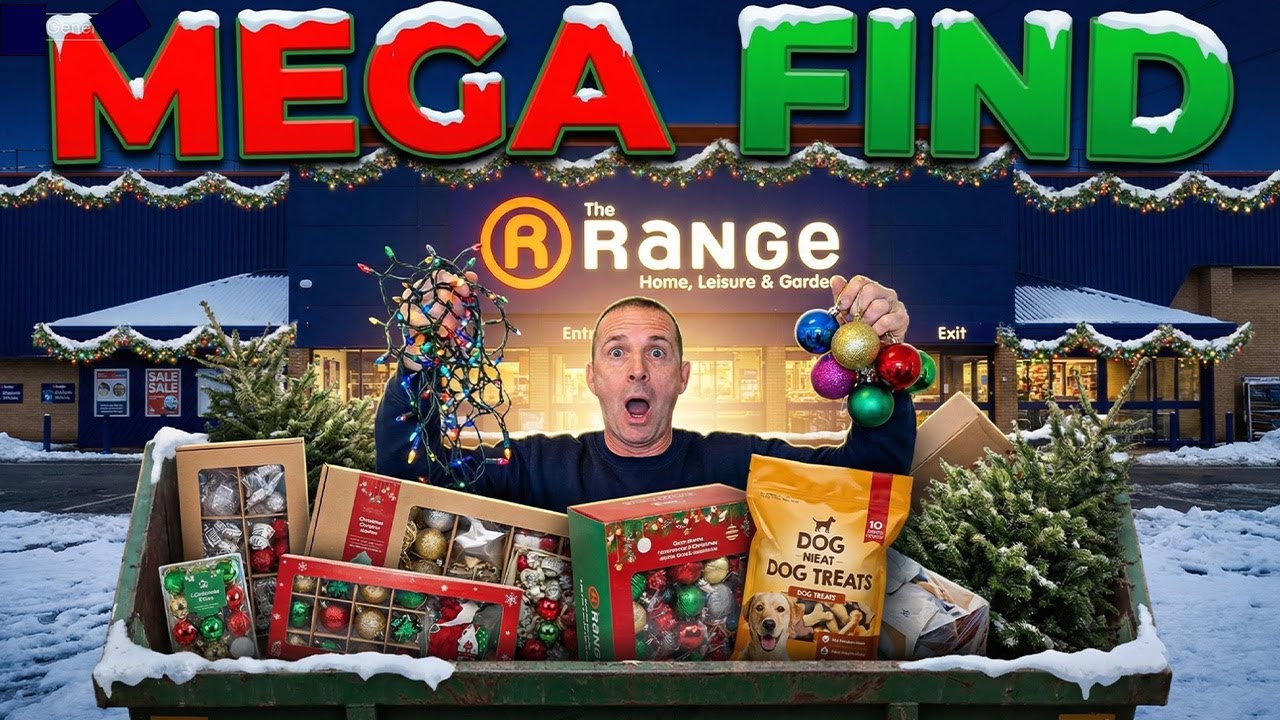 DUMPSTER DIVING UK - These XMAS Finds Are Insane🎄🎅🎁