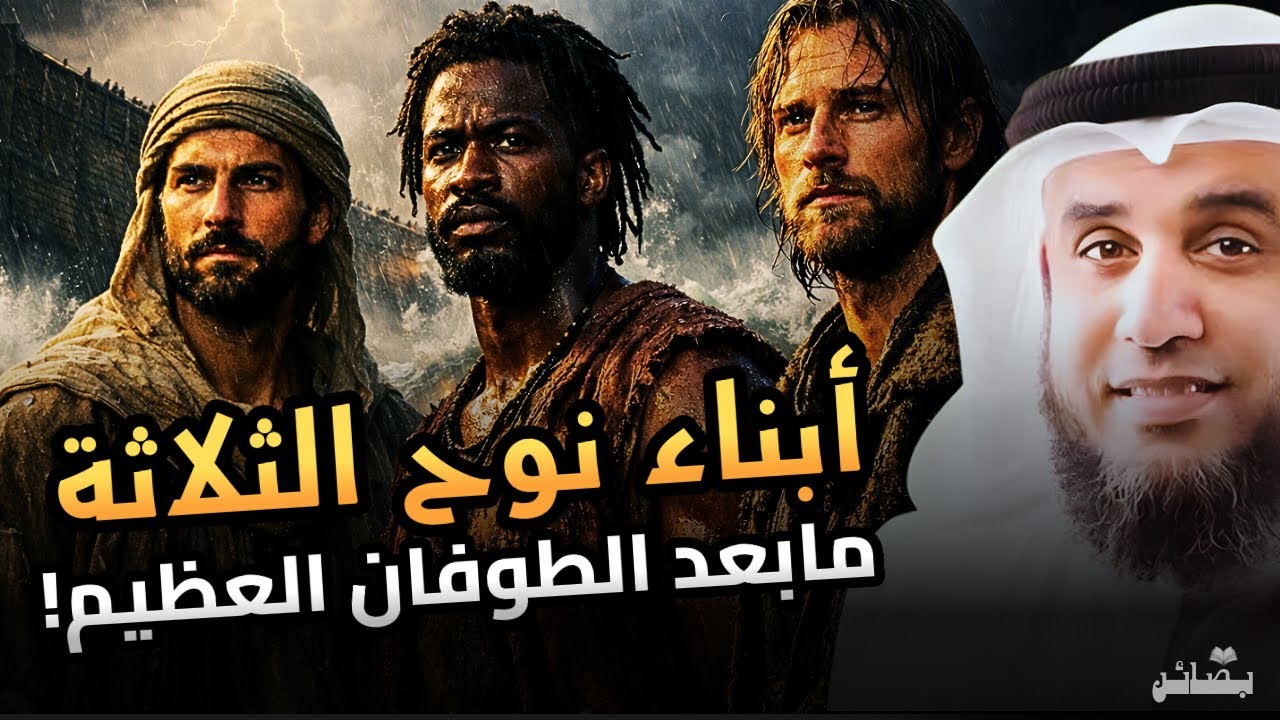 أبناء نوح الثلاثة وعهد مابعد الطوفان | نواف السالم 