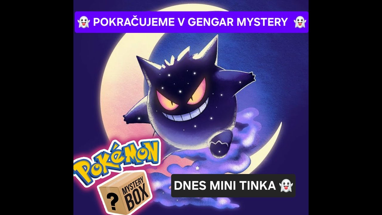 Pokémon karty znova Gengar mystery Mini Tin :D (514) :D