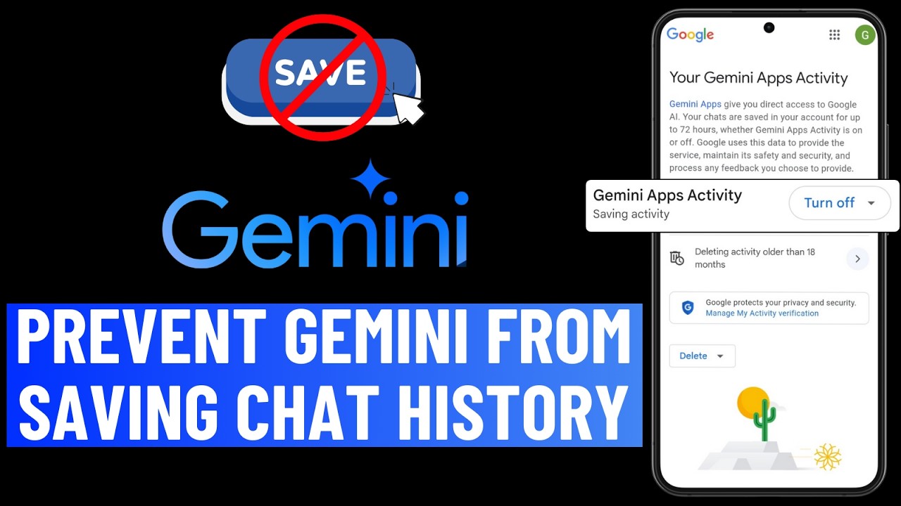 How to Stop Gemini AI From Saving Your Chat History