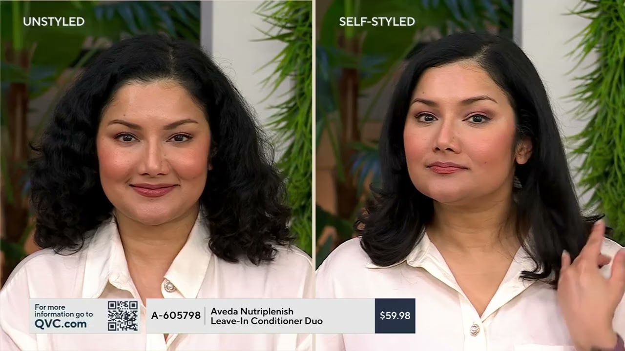Aveda Nutriplenish Leave-In Conditioner Duo on QVC