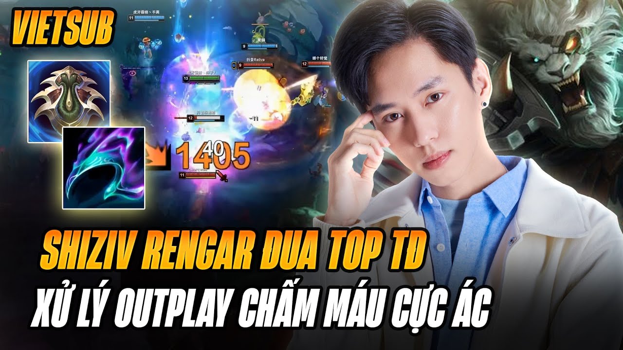 (Vietsub) Boy1champ Rengar Shiziv Xử Lý Outplay Cực Ác Farm Mạng Gánh Team Lobby TĐ Máy Chủ Siêu Cấp