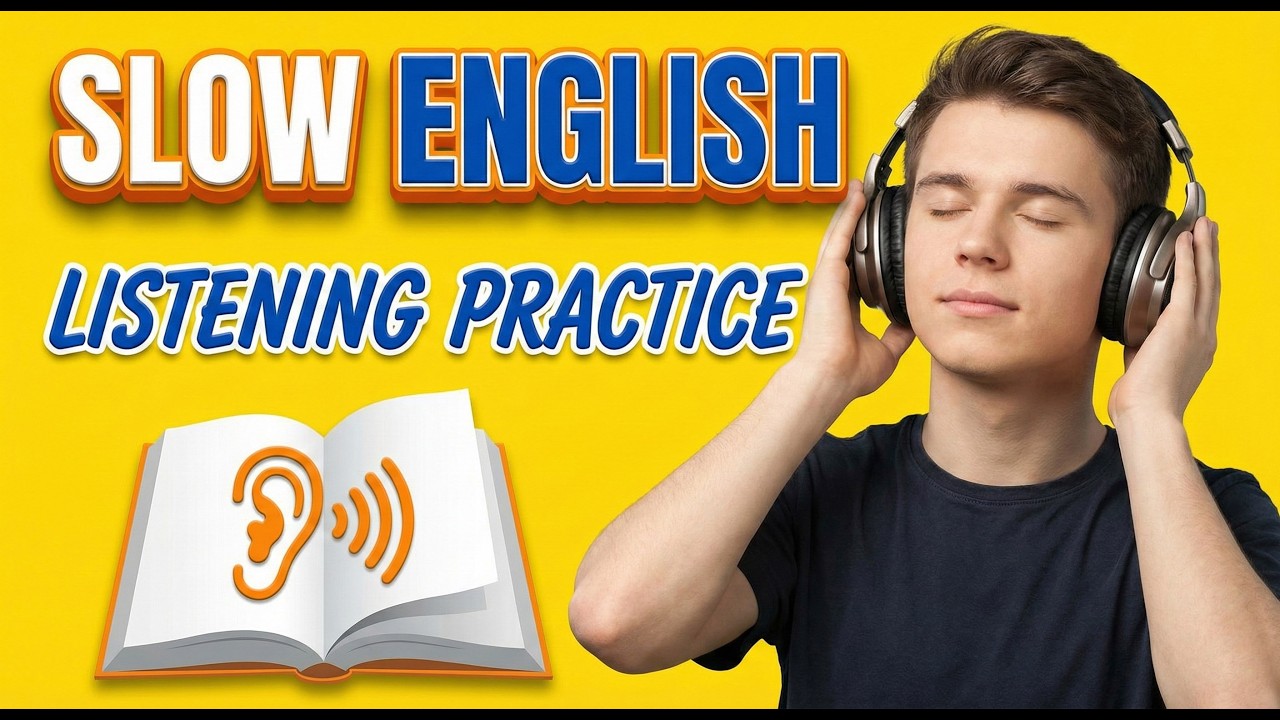 50 topic .. listen and repeat | Slow English Listening & Fluency Practice Learn English with A1 & A2