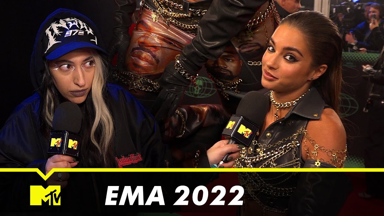 נועה קירל מושכת אש על השטיח האדום 🔥👁️🐆 EMA 2022 הכתבה המלאה | MTV