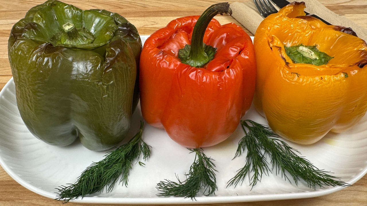 30g Protein Stuffed Peppers | High Protein 30-Minute Dinner