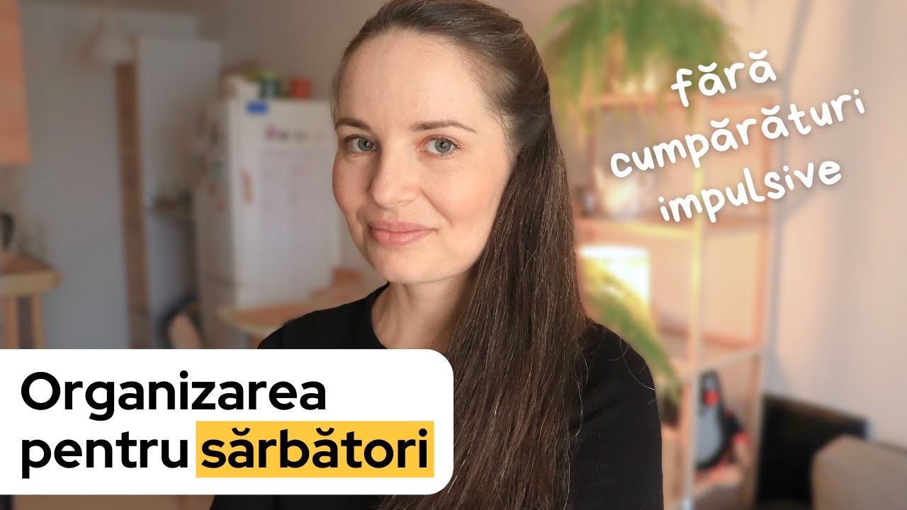 Organizare pentru a evita cumpărăturile impulsive de sărbători
