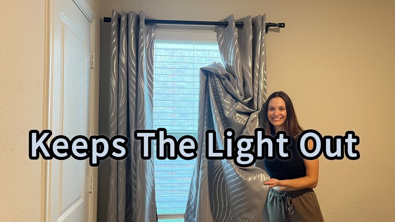 100% Blackout Curtains Review | Amazon Must Have #ad
