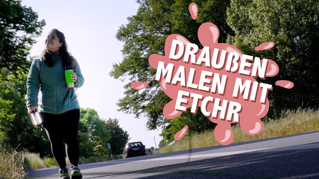 Draußen Malen mit Etchr