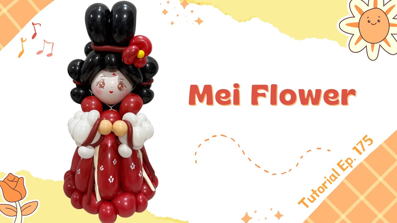 🌸 How to make a 'Mei Flower' Outfit | Traditional Chinese Clothing | Step-by-step Tutorial