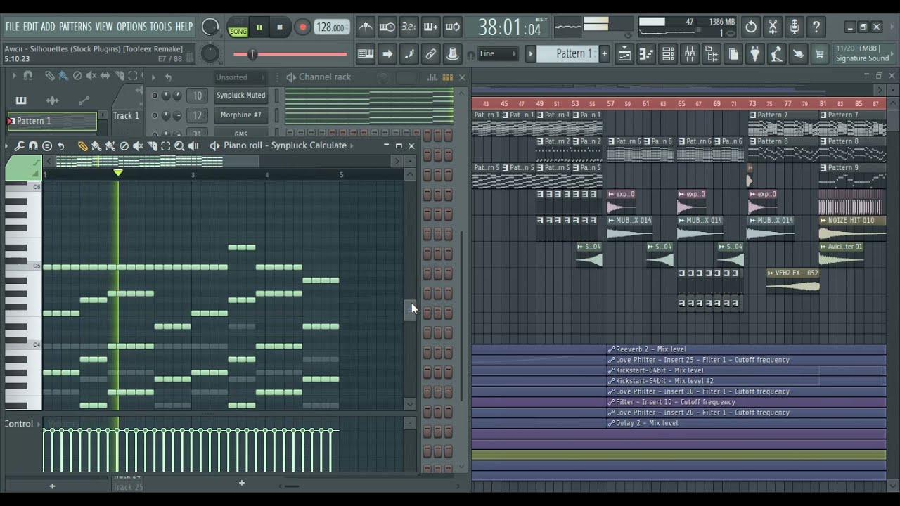 Avicii - Silhouettes (Full Remake With Stock Plugins)