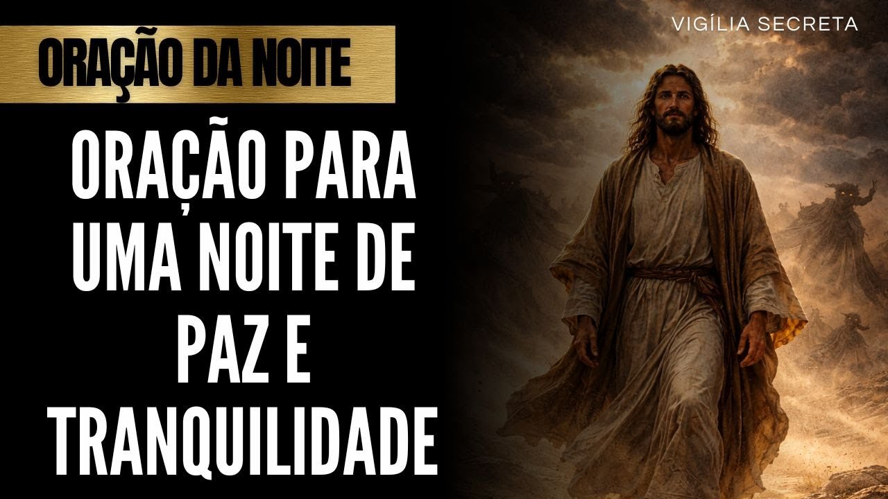 Oração da Noite Para Domir em Paz Com Um Sono Restaurador - Mensagem e Oração Poderosa