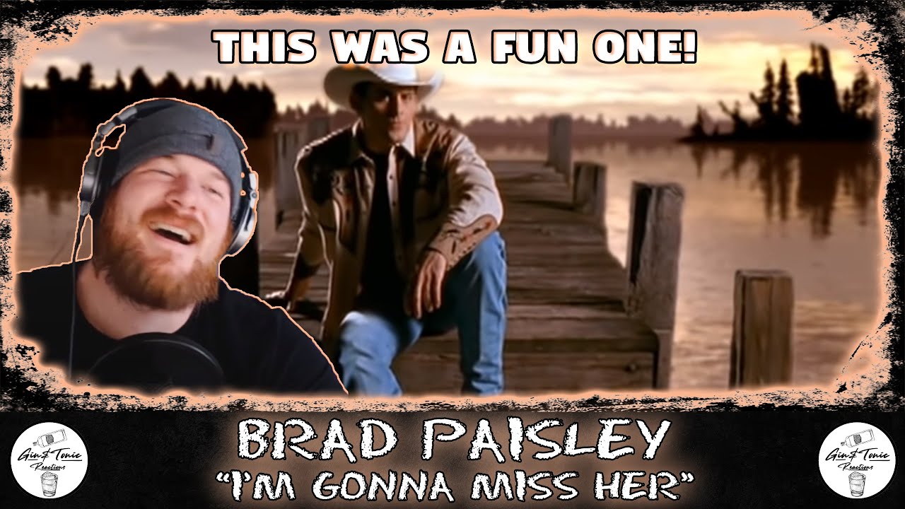 Brad Paisley - I'm Gonna Miss Her | RAPPER REACTION!