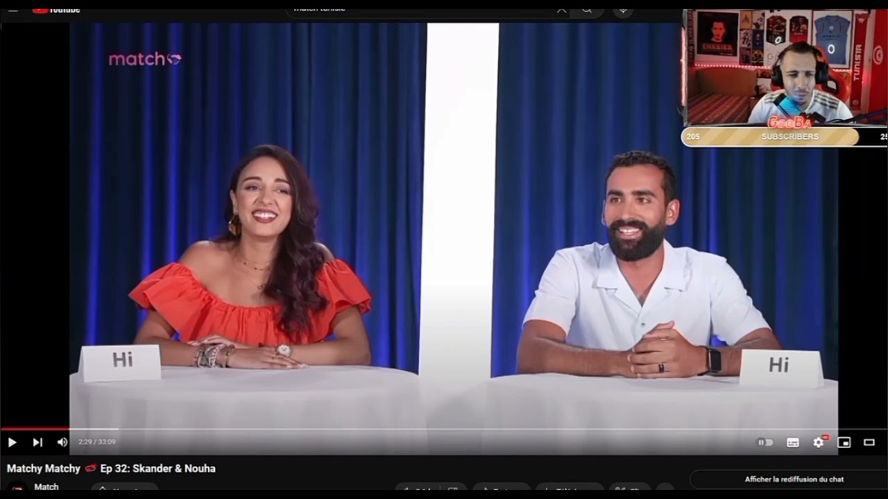 GooBa Reaction (Part1) }🤣🤣 Matchy Matchy 💞 Ep32 : skander & Nouha