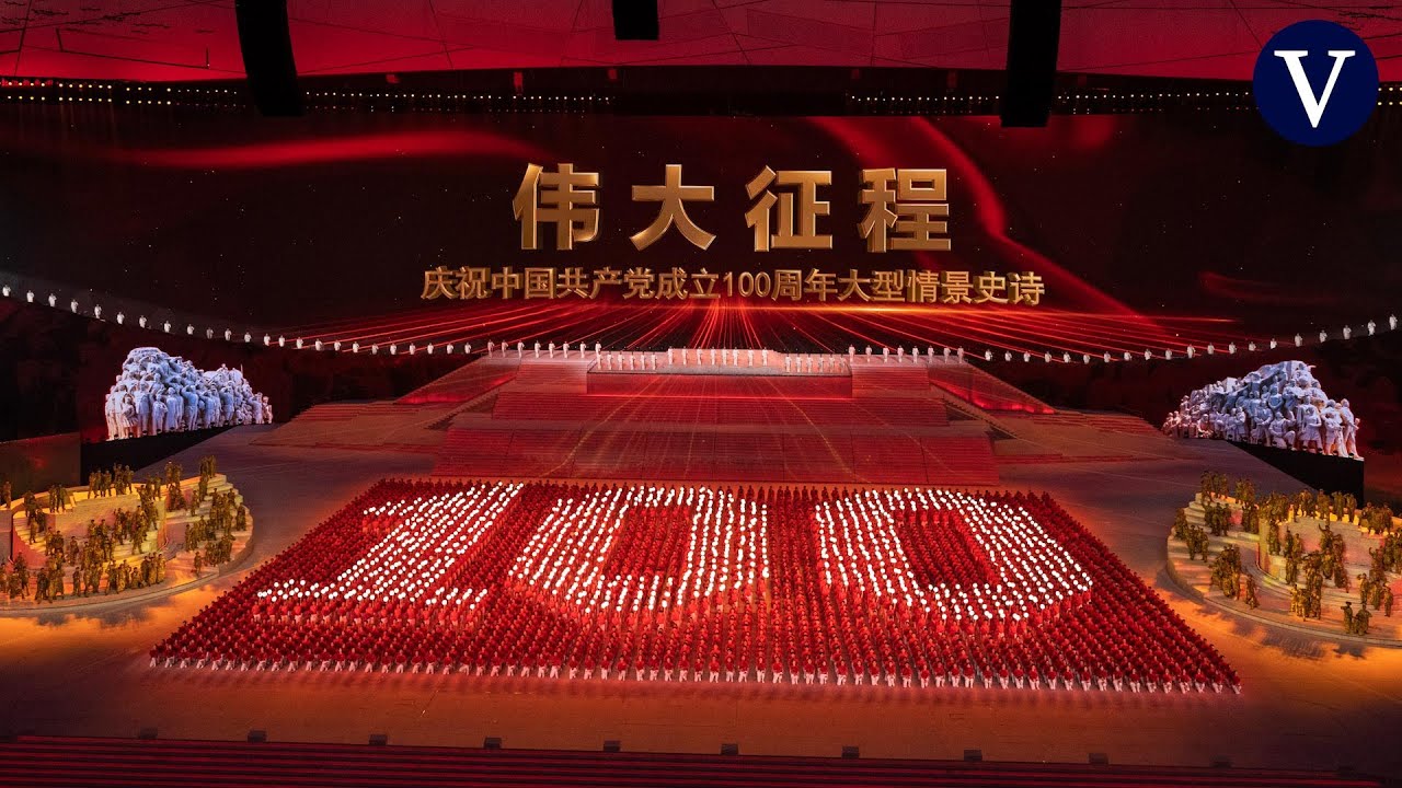 El Partido Comunista de China celebra su centenario con un mega espectáculo