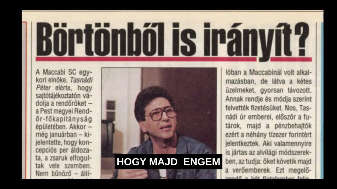 Egyed&uuml;l&aacute;ll&oacute; t&ouml;rt&eacute;netem a fegyh&aacute;zban....