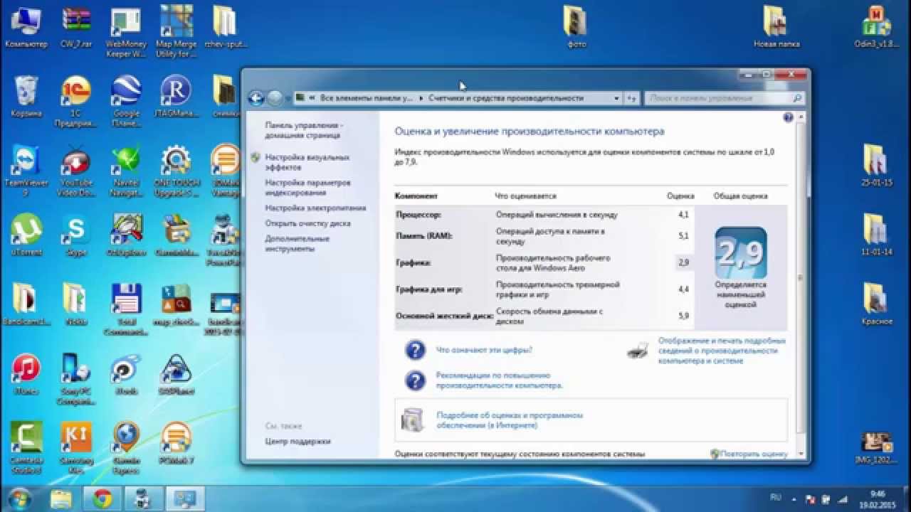 Оценка производительности компьютера