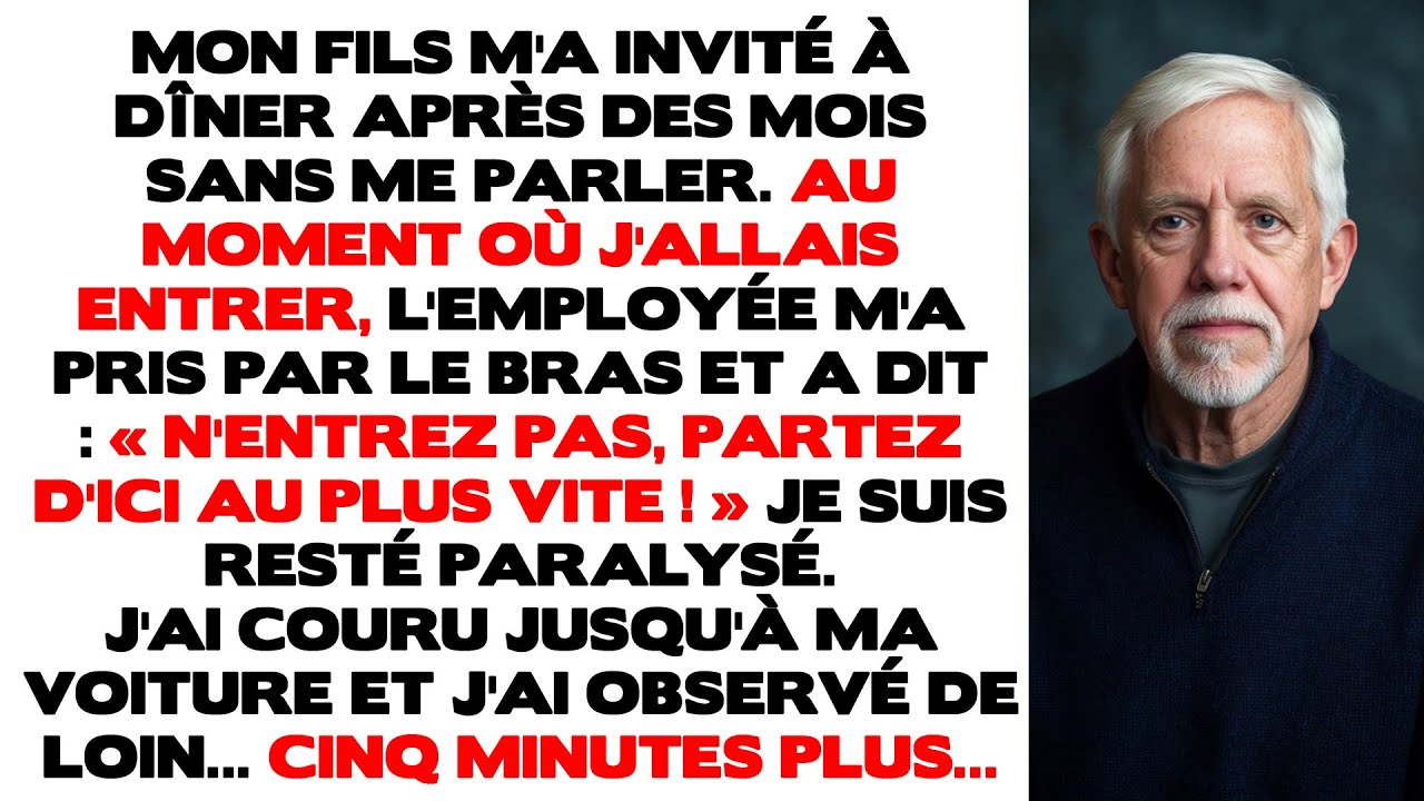 « N'entrez pas, partez vite d'ici », a dit l'employée. Je me suis précipité vers la voiture. Cinq