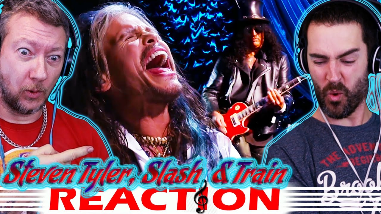 РЕАКЦИЯ Стивена Тайлера «Dream On» с участием Slash и Train